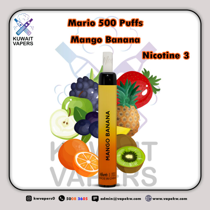 Mario Mango Banana 500 Puffs