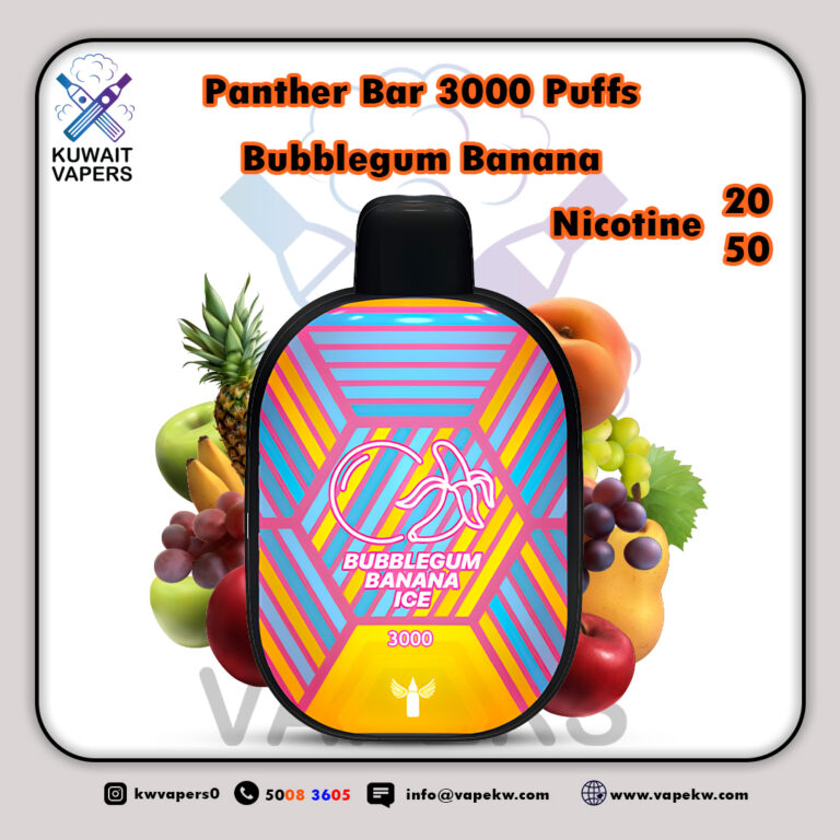 Panther Bar Bubblegum Banana 3000 Puffs