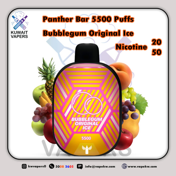 Panther Bar Bubblegum Original Ice 5500 Puffs