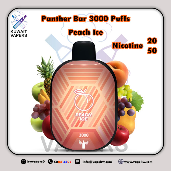 Panther Bar Peach Ice 3000 Puffs