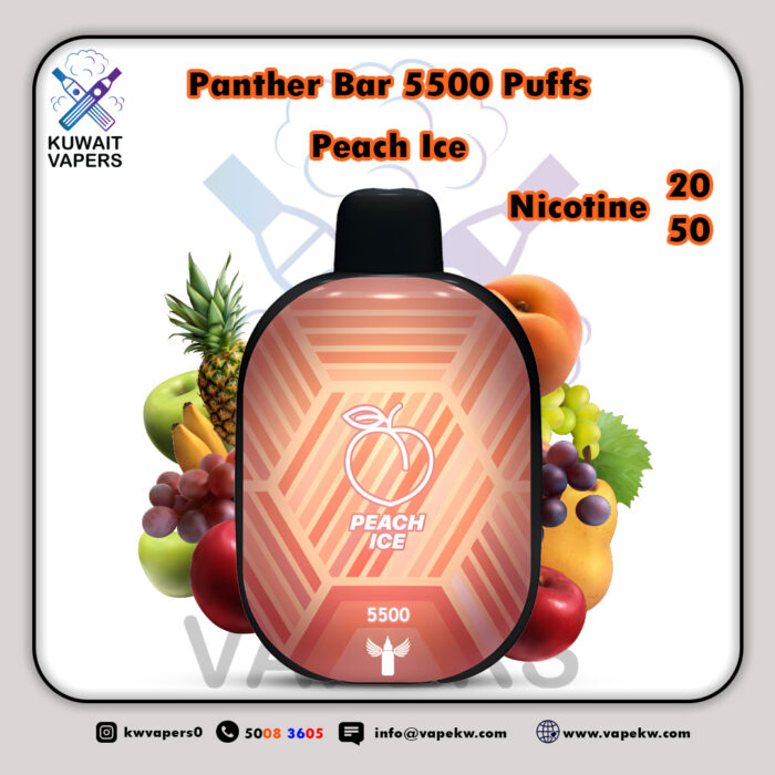 Panther Bar Peach Ice 5500 Puffs