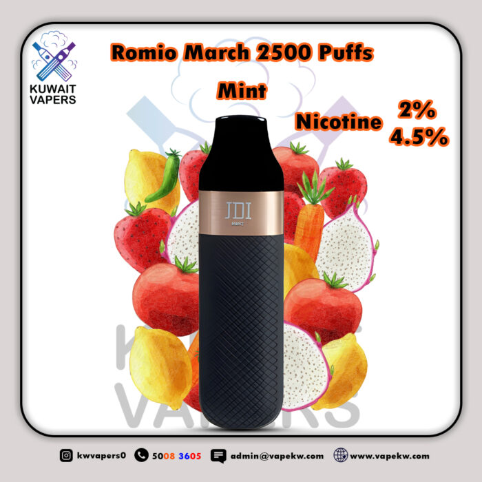 Romio March Mint 2500 Puffs