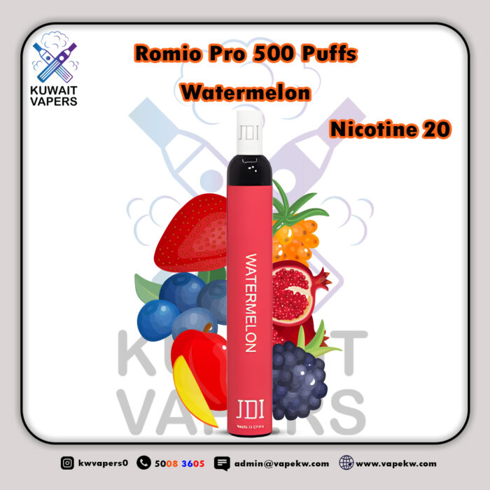 Romio Pro Watermelon 500 Puffs