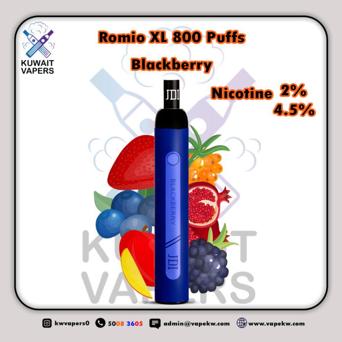 Romio XL Blackberry 800 Puffs