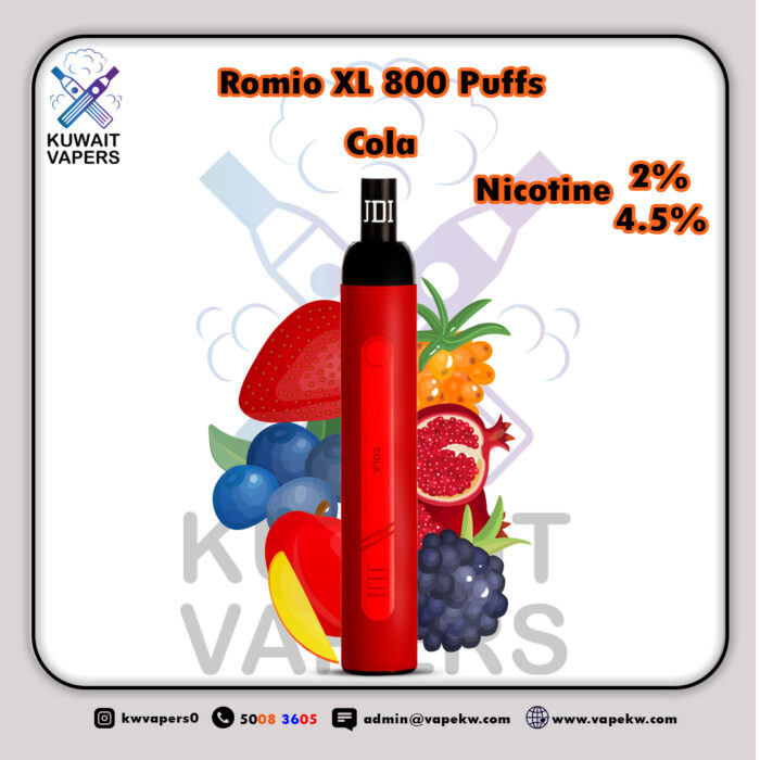 Romio XL Cola 800 Puffs