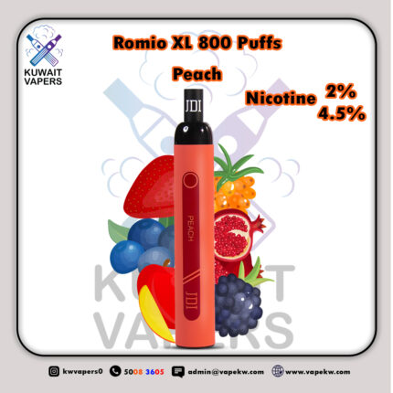 Romio XL Peach 800 Puffs