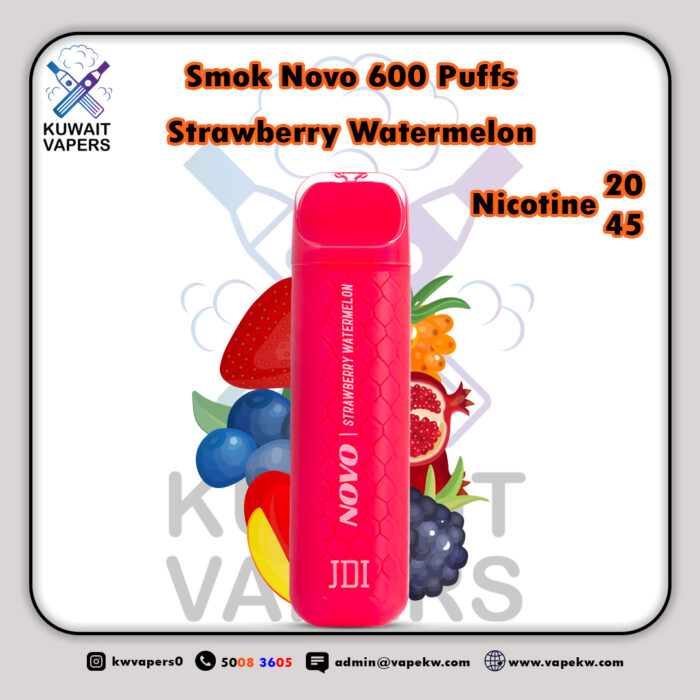 Smok Novo Strawberry Watermelon 600 Puffs