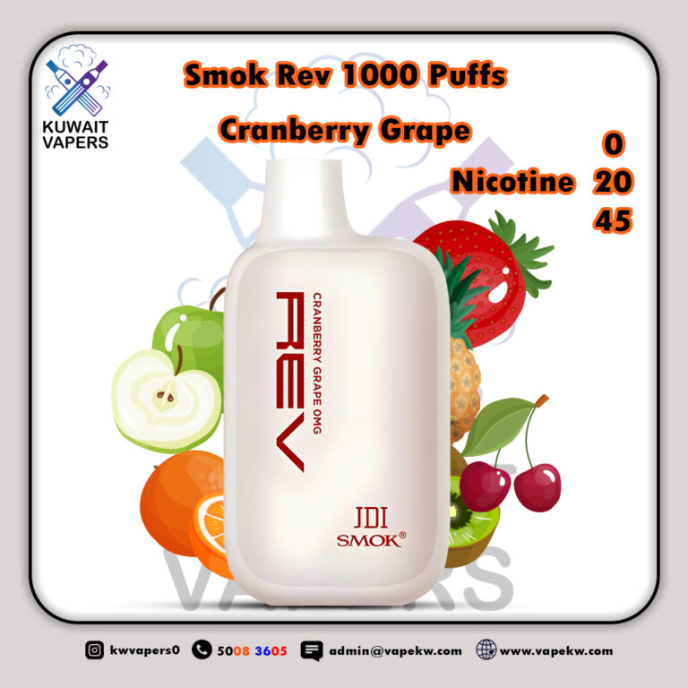 Smok Rev Cranberry Grape 1000 Puffs