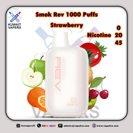 Smok Rev Strawberry 1000 Puffs