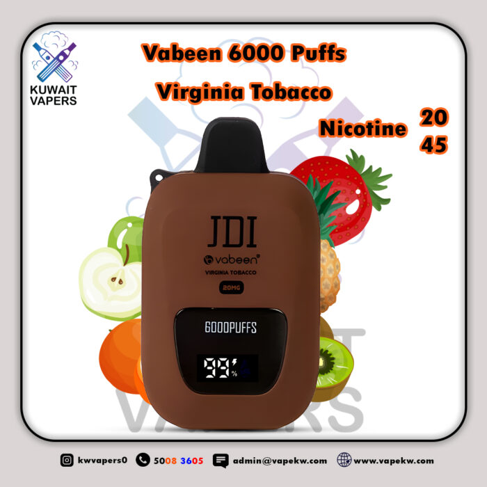 Vabeen Virginia Tobacco 6000 Puffs