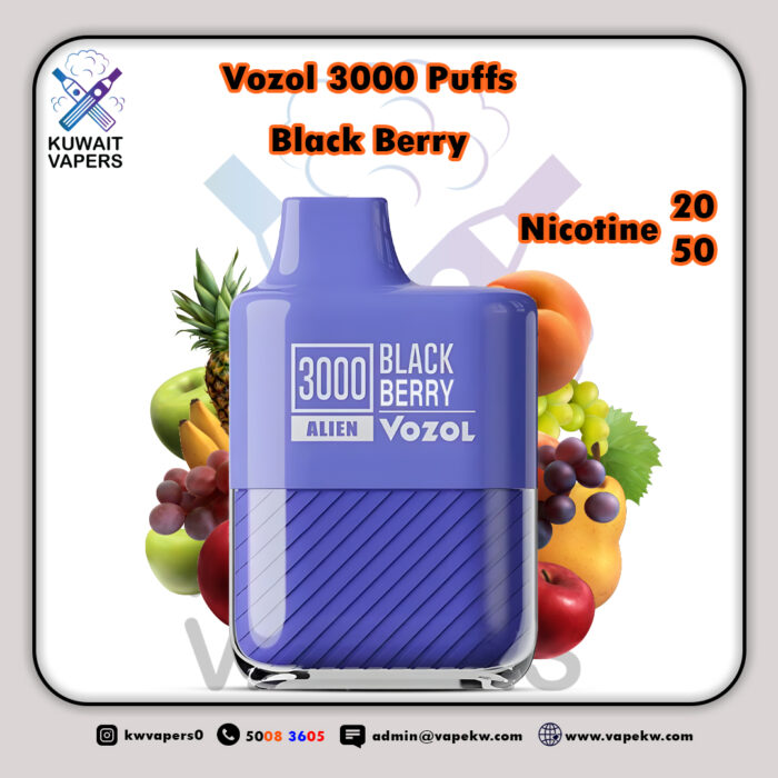 Vozol Black Berry 3000 Puffs