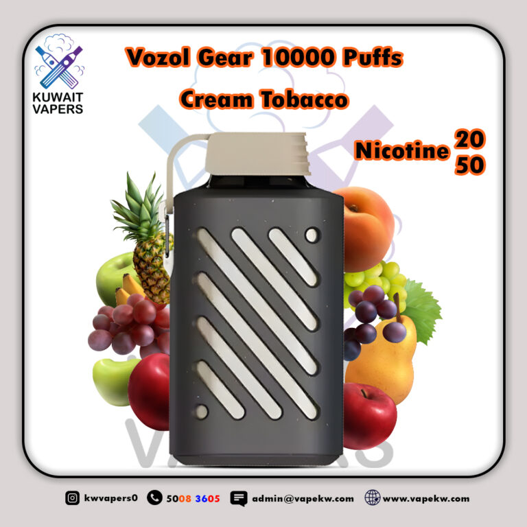 Vozol Gear Cream Tobacco 10000 Puffs