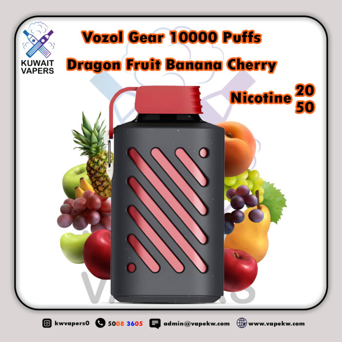 Vozol Gear Dragon Fruit Banana Cherry 10000 Puffs