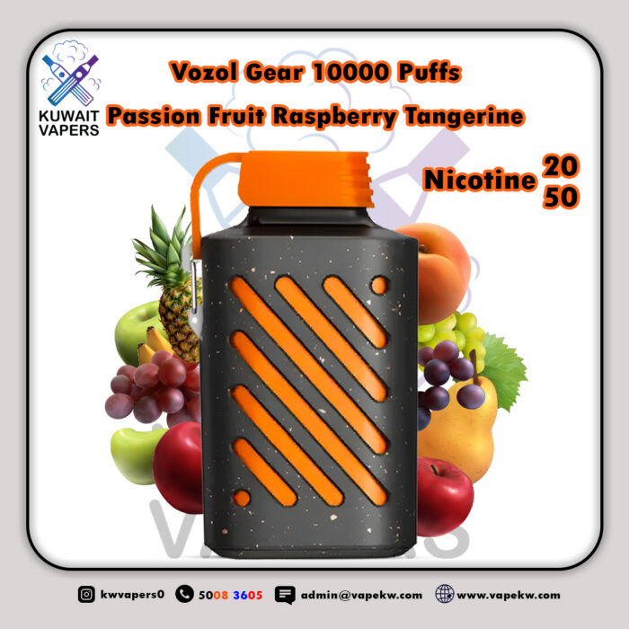 Vozol Gear Passion Fruit Raspberry Tangerine 10000 Puffs