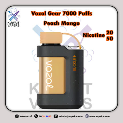 Vozol Gear Peach Mango 7000 Puffs