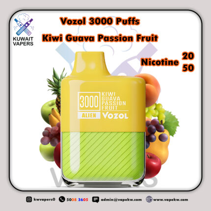 Vozol Kiwi Guava Passion Fruit 3000 Puffs