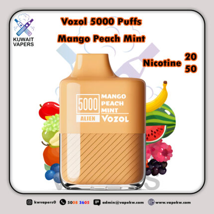 Vozol Mango Peach Mint 5000 Puffs