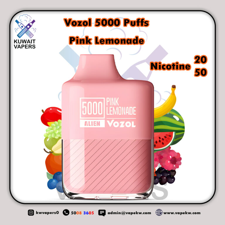 Vozol Pink Lemonade 5000 Puffs