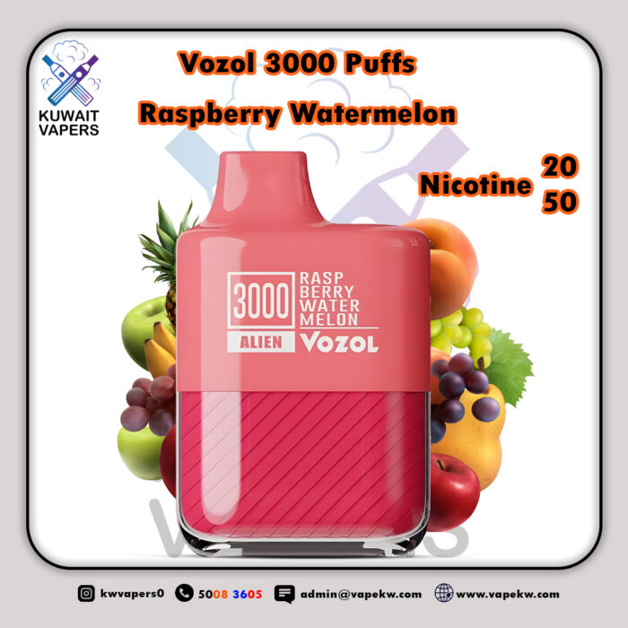 Vozol Raspberry Watermelon 3000 Puffs