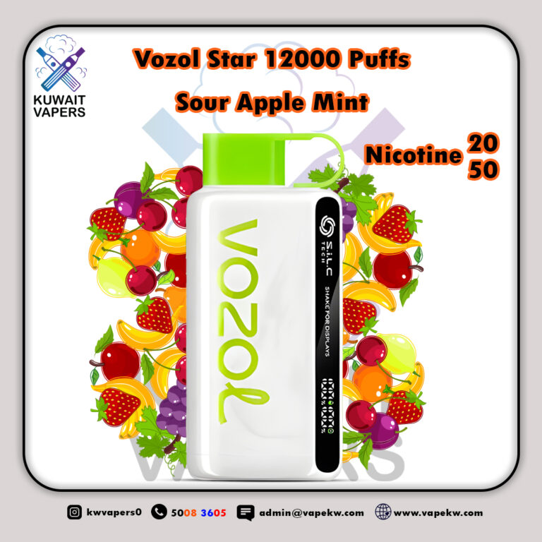 Vozol Star Sour Apple Mint 12000 Puffs