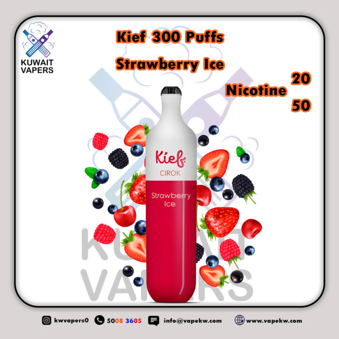 Kief Strawberry Ice 3000 Puffs