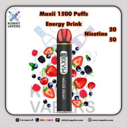 Maxii Energy Drink 1500 Puffs