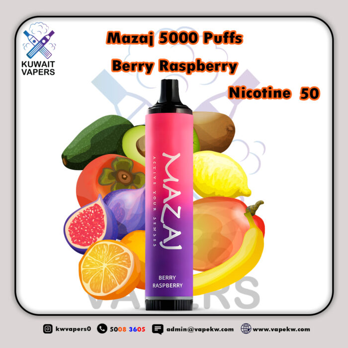 Mazaj Berry Raspberry 5000 Puffs