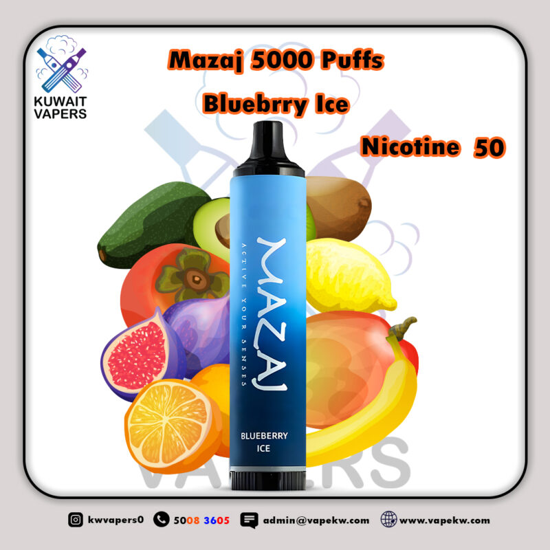 Mazaj Bluebrry Ice 5000 Puffs