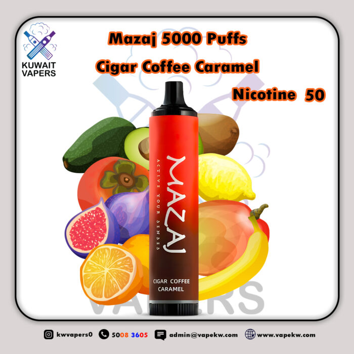 Mazaj Cigar Coffee Caramel 5000 Puffs