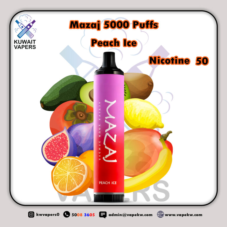 Mazaj Peach Ice 5000 Puffs