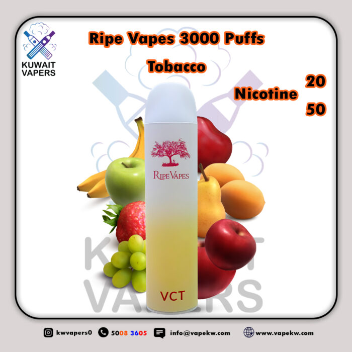 Ripe Vapes Tobacco 3000 Puffs