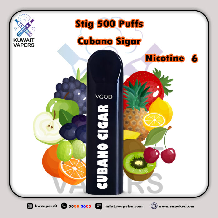 Stig Cubano Sigar 500 Puffs