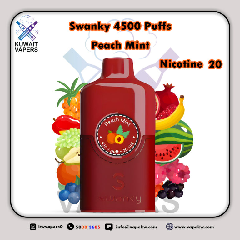 Swanky Peach Mint 4500 Puffs