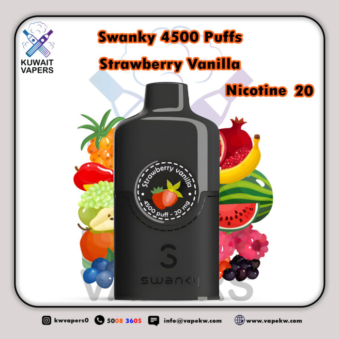 Swanky Strawberry Vanilla 4500 Puffs