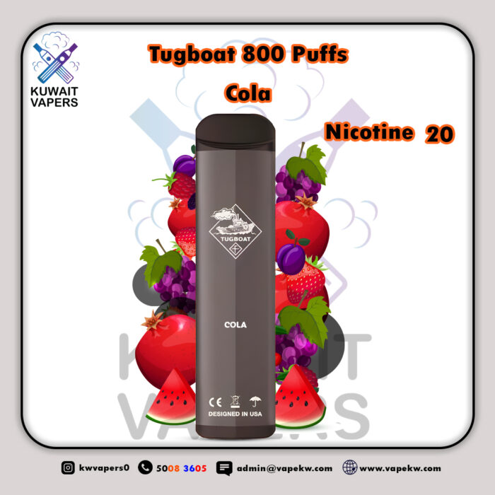 Tugboat Cola 800 Puffs