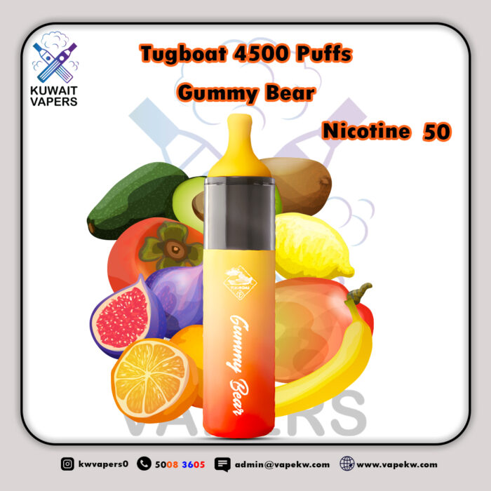 Tugboat Gummy Bear 4500 Puffs