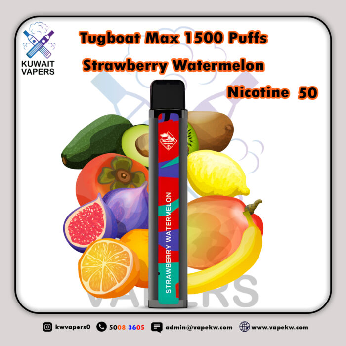 Tugboat Max Strawberry Watermelon 1500 Puffs