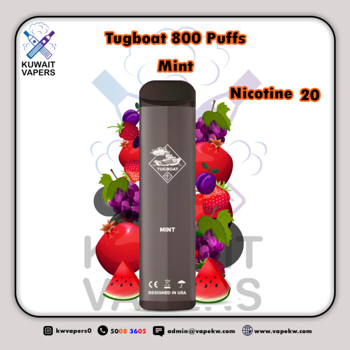 Tugboat Mint 800 Puffs