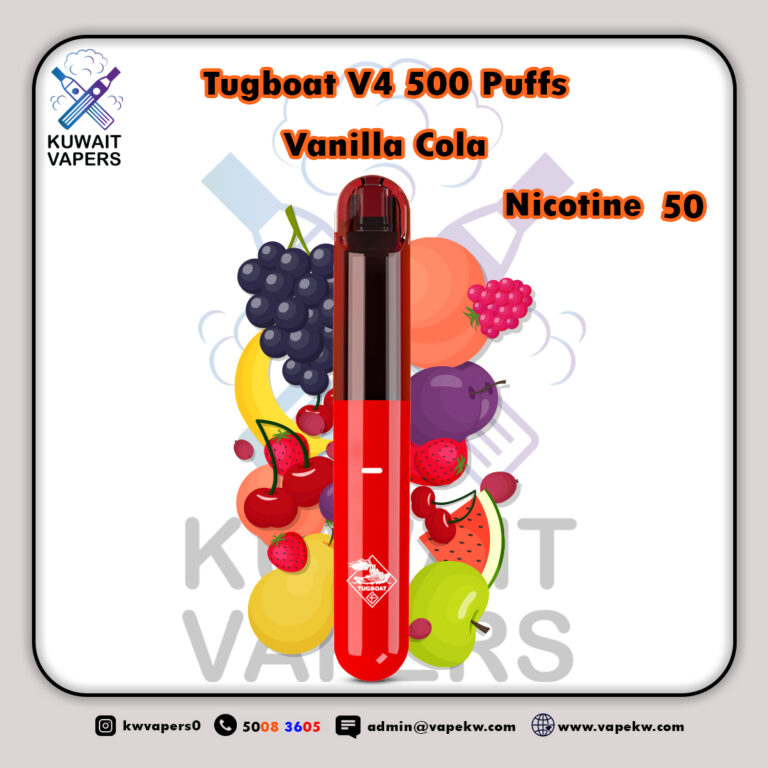 Tugboat V4 Vanilla Cola 500 Puffs