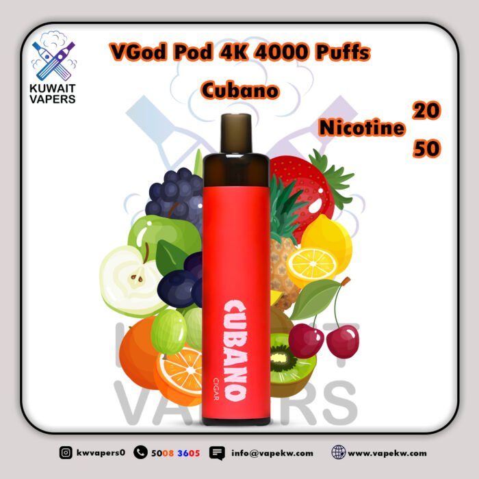 VGod Pod 4K Cubano 4000 Puffs