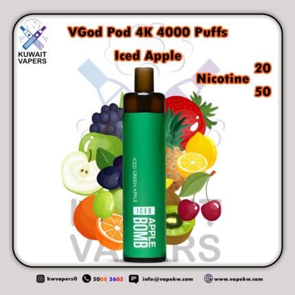 VGod Pod 4K Iced Apple 4000 Puffs