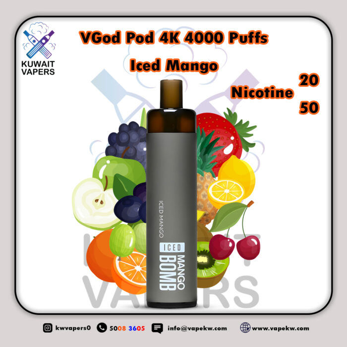 VGod Pod 4K Iced Mango 4000 Puffs