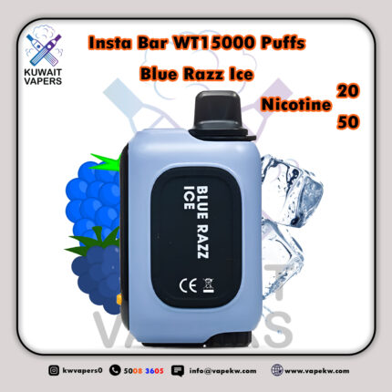 insta Bar Blue Razz Ice WT15000 Puffs