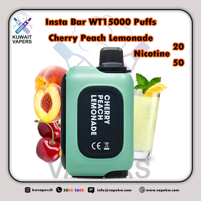 insta Bar Cherry Peach Lemonade WT15000 Puffs