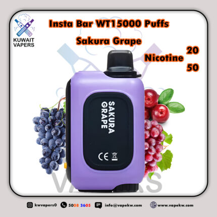 insta Bar Sakura Grape WT15000 Puffs