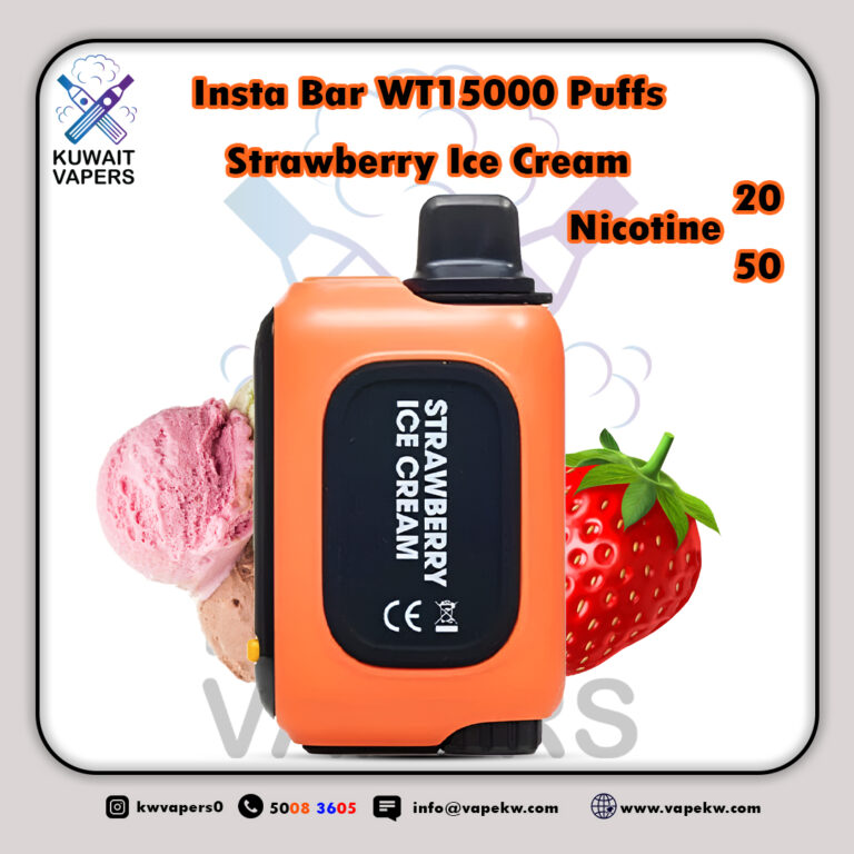 insta Bar Strawberry Ice Cream WT15000 Puffs