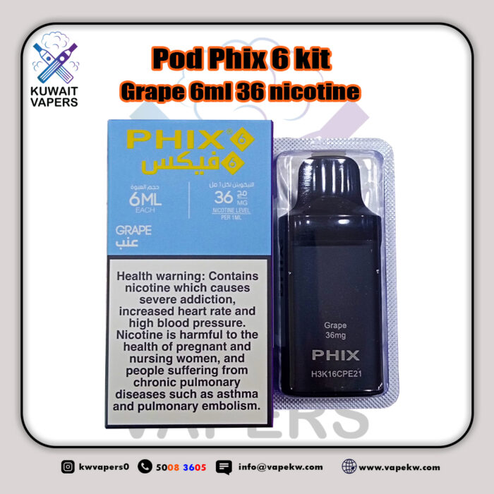 Grape 6ml 36 nicotine