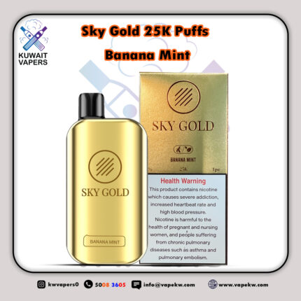 Sky Gold Banana Mint 25K puffs