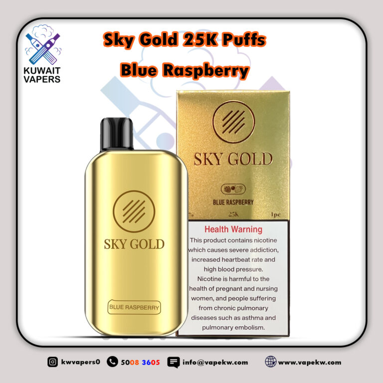 Sky Gold Blue Raspberry 25K puffs