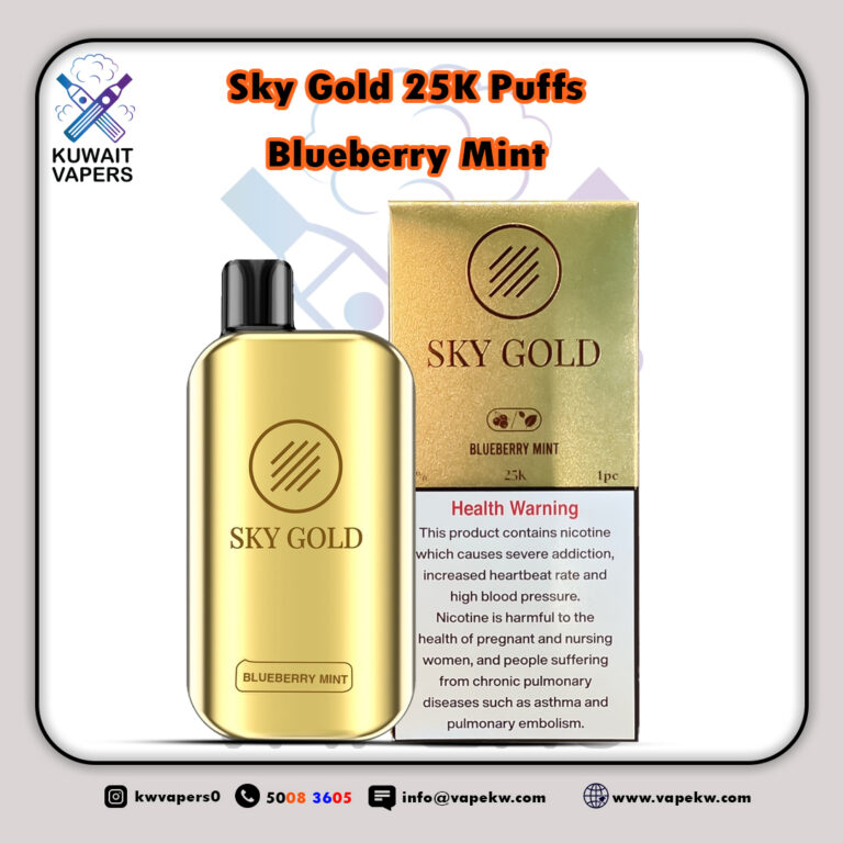 Sky Gold Blueberry Mint 25K puffs